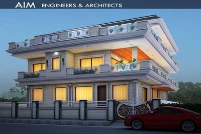 Exterior, Lighting Designs by Contractor Rahul Palawat, Jaipur | Kolo