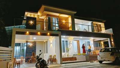 Exterior, Lighting Designs by Contractor JKJ  constructions, Thrissur | Kolo