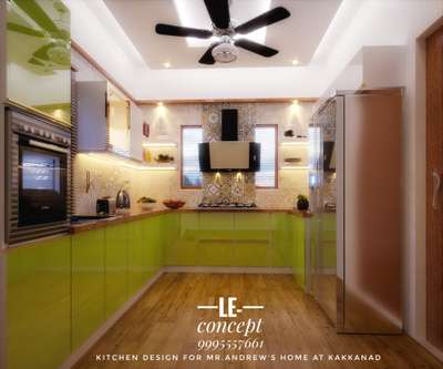 Lighting, Kitchen, Storage Designs by Interior Designer Arif P A, Ernakulam | Kolo