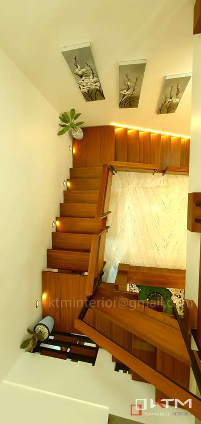 Staircase, Lighting, Home Decor Designs by Contractor KTM Interiors, Malappuram | Kolo