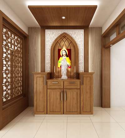 Lighting, Prayer Room, Storage Designs by Building Supplies Midhun Maha, Kottayam | Kolo