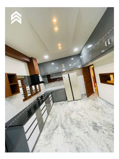 Kitchen, Lighting, Storage Designs by Civil Engineer S-ARC CONSTRUCTION, Malappuram | Kolo