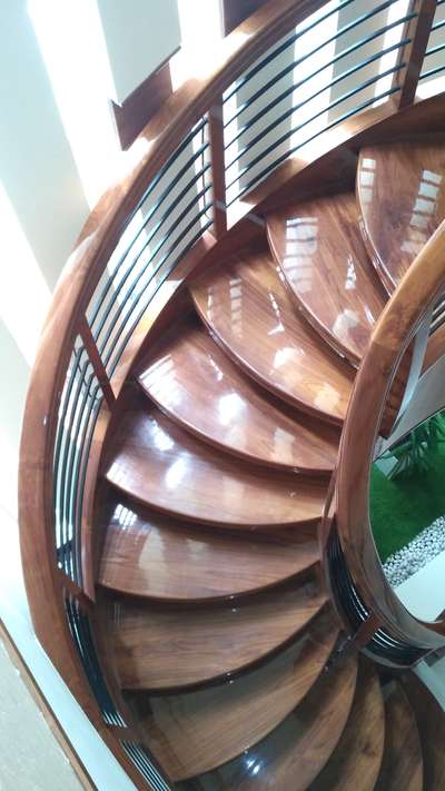 Staircase Designs by Carpenter rajesh mathamkuth, Malappuram | Kolo