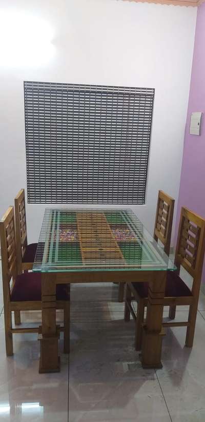 Dining, Furniture, Table, Window Designs by Carpenter Sachin Satheesh, Thiruvananthapuram | Kolo
