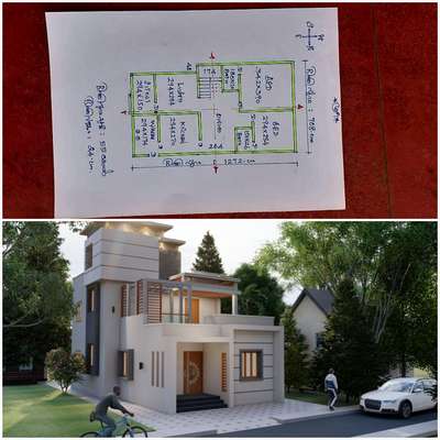 Exterior, Plans Designs by Contractor suresh kumar c, Palakkad | Kolo