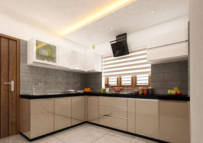 Kitchen, Lighting, Storage Designs by Interior Designer sakkeer sha, Palakkad | Kolo