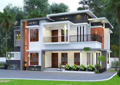 Exterior Designs by Civil Engineer Amaljith 07, Kannur | Kolo
