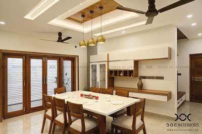 Dining, Furniture, Storage, Table, Window Designs by Interior Designer DOC Interiors, Thrissur | Kolo