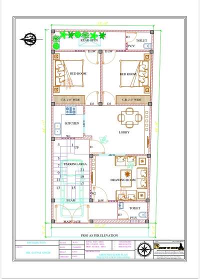 Plans Designs by Architect Ar Ravi Kumar, Delhi | Kolo