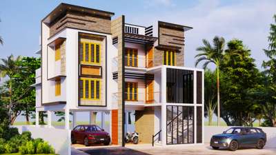 Exterior Designs by Civil Engineer MJ Engineers   Architects, Ernakulam | Kolo