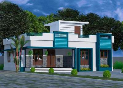 Exterior Designs by Civil Engineer Akhil Mannarkkad, Palakkad | Kolo
