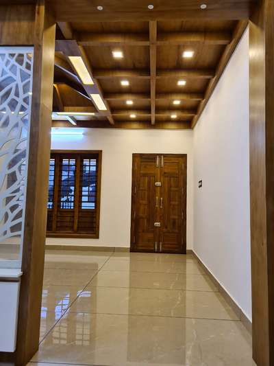 Ceiling, Lighting, Flooring, Door, Window Designs by Contractor Biju K V, Thrissur | Kolo