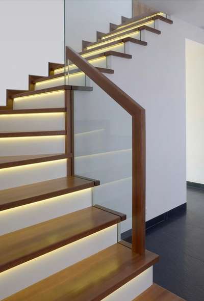 Lighting, Staircase Designs by Carpenter SHAJU VP SHAJU, Kozhikode | Kolo