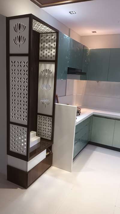 Kitchen, Lighting, Storage Designs by Carpenter Raju Jangid, Jaipur | Kolo