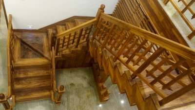 Staircase Designs by Carpenter sunesh kumar v s, Kottayam | Kolo