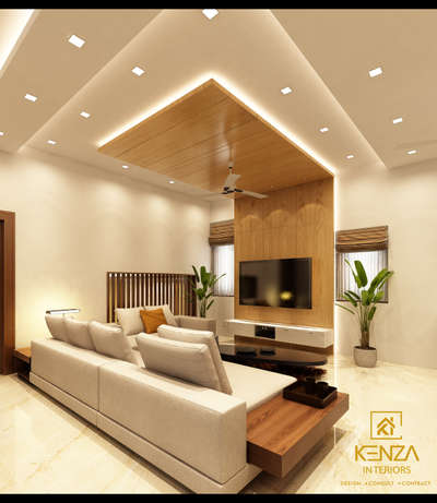 Ceiling, Furniture, Lighting, Living, Storage, Table Designs by Interior Designer Shahanas P A, Thrissur | Kolo