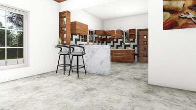 Flooring, Kitchen, Storage, Furniture Designs by Civil Engineer Melvin  Joseph , Thrissur | Kolo