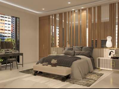 Furniture, Bedroom, Wall, Storage, Lighting Designs by 3D & CAD Rahul  Tomer, Delhi | Kolo