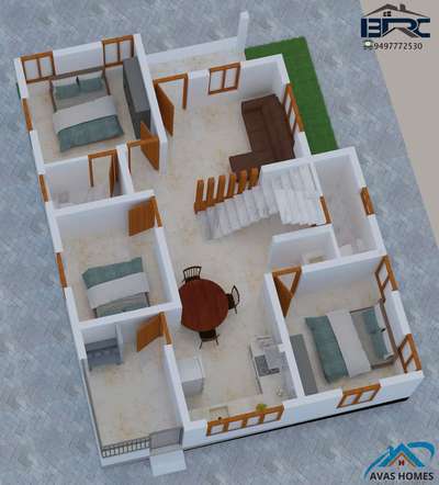 Plans Designs by Civil Engineer BRC  GROUP, Kannur | Kolo