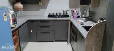 Kitchen, Storage Designs by Contractor Aakash Shakya, Bhopal | Kolo