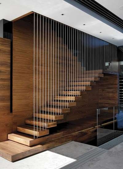 Staircase Designs by Home Owner Shuhada Riyas, Kannur | Kolo