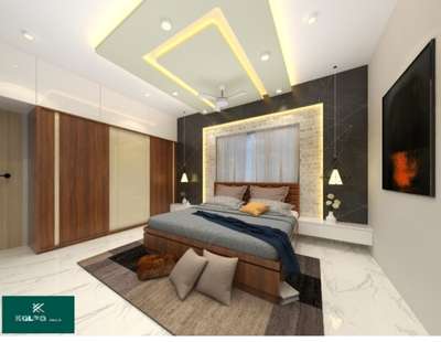 Ceiling, Lighting, Furniture, Storage, Bedroom Designs by Carpenter Hukamveer Singh Kumpawat, Jodhpur | Kolo
