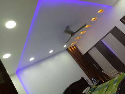 Bedroom, Lighting, Ceiling, Furniture, Storage Designs by Interior Designer Smart tech yuva Constructions PVT LTD, Delhi | Kolo