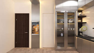 Door, Kitchen, Storage Designs by Interior Designer Shejil shamsudheen, Thrissur | Kolo