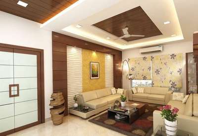Ceiling, Lighting, Furniture, Living, Table Designs by Contractor Leeha builders Rini-7306950091, Kannur | Kolo