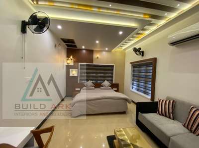 Bedroom, Furniture, Ceiling, Lighting, Storage Designs by Interior Designer Build Ark interiors  Builders, Kannur | Kolo