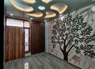 Ceiling, Lighting, Wall Designs by Painting Works Imrankhan Khan, Gautam Buddh Nagar | Kolo