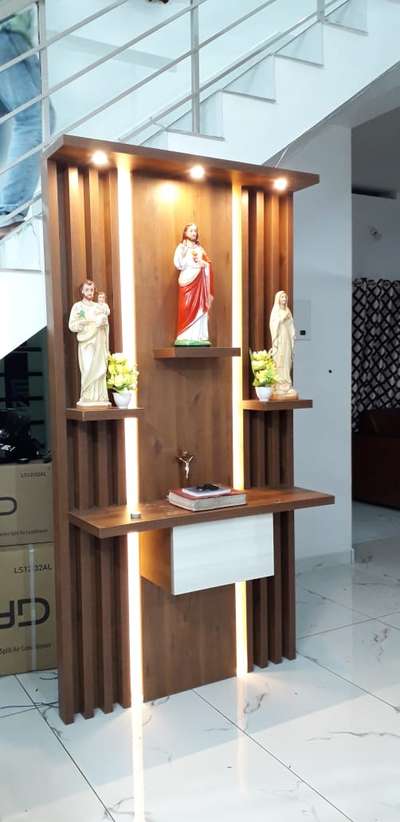 Prayer Room Designs by Carpenter Biju P K, Thrissur | Kolo