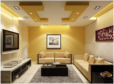 Living, Furniture, Home Decor, Ceiling Designs by Interior Designer Binoy George, Ernakulam | Kolo