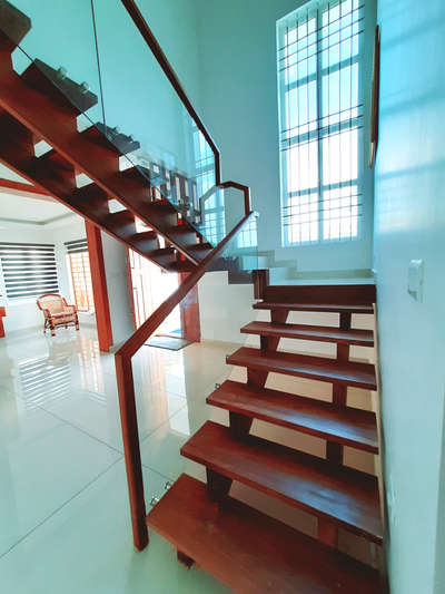 Staircase Designs by Civil Engineer Nest Builders, Ernakulam | Kolo
