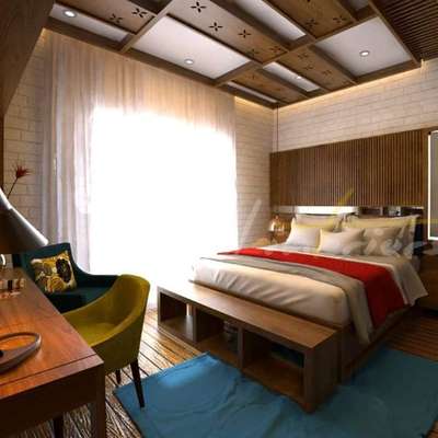 Bedroom Designs by Interior Designer AKAM DESIGNS INTERIO , Alappuzha | Kolo