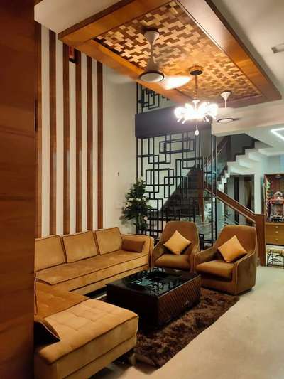 Ceiling, Furniture, Lighting, Living, Table Designs by Interior Designer sahil khan 9111443322, Indore | Kolo