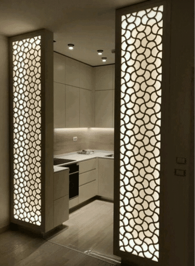 Kitchen, Lighting, Storage Designs by Interior Designer Murad Khan, Delhi | Kolo