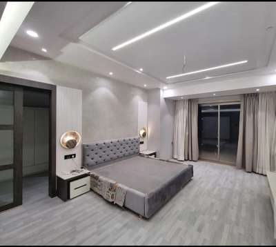 Ceiling, Furniture, Storage, Bedroom, Lighting Designs by Architect Naveen Pratap, Gautam Buddh Nagar | Kolo