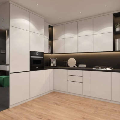 Kitchen, Lighting, Storage Designs by Architect Nasdaa interior  Pvt Ltd , Gurugram | Kolo