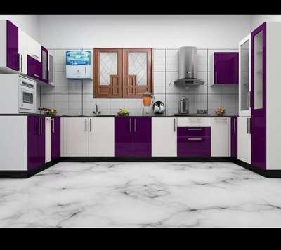 Flooring, Kitchen, Storage, Window Designs by Interior Designer alfaiz alfaiz, Gautam Buddh Nagar | Kolo