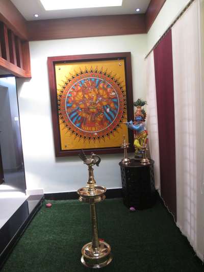 Prayer Room Designs by Interior Designer Kerala Art Gallery  9846460111, Malappuram | Kolo
