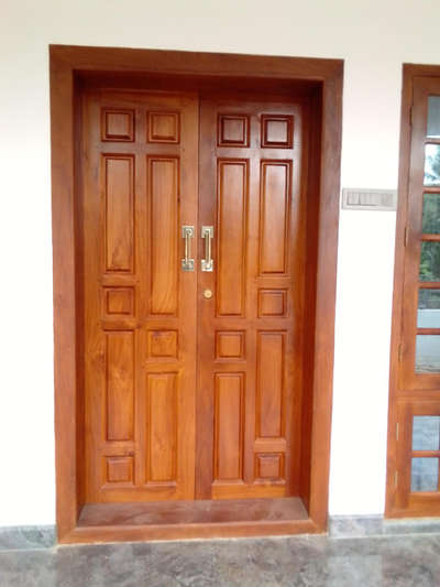 Door Designs by Carpenter pushpakumar sivasankaran achary, Pathanamthitta | Kolo