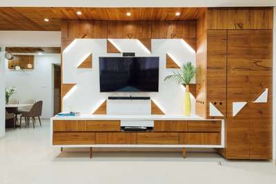 Living, Lighting, Dining, Furniture, Table, Storage Designs by Interior Designer MAPLE HOMES, Kasaragod | Kolo