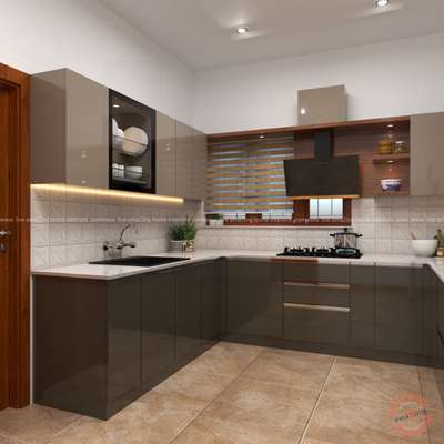 Lighting, Kitchen, Storage Designs by Interior Designer Raju Pandey, Alappuzha | Kolo