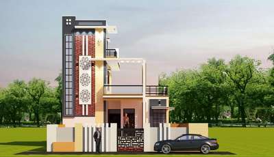Exterior Designs by Civil Engineer Sushil Kumar, Faridabad | Kolo