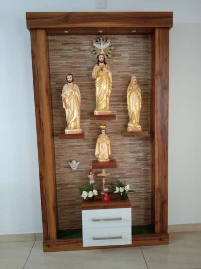 Prayer Room Designs by Carpenter sreeraj gangadharan, Thrissur | Kolo