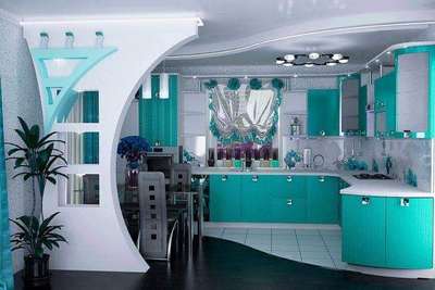 Kitchen, Storage Designs by Contractor THIYA HOME DESIGNS , Gautam Buddh Nagar | Kolo