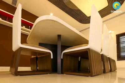 Dining, Furniture, Table, Ceiling, Storage Designs by Architect Concetto Design Co, Kozhikode | Kolo