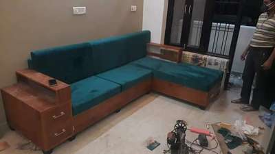 Living, Furniture Designs by Contractor Faruk Khan, Faridabad | Kolo