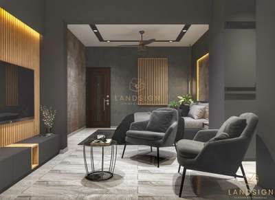 Furniture, Storage, Living Designs by Interior Designer Landsign Interiors and Consultancy, Kollam | Kolo